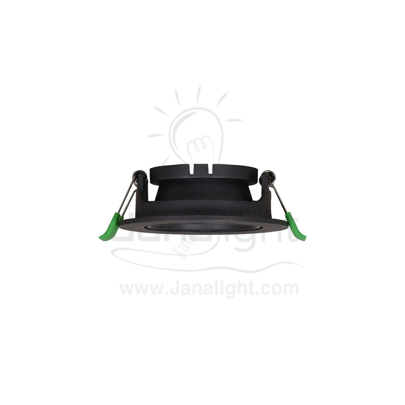 سبوت لايت فارغ متحرك مدور بلاستك رمادي جنى لايت JN402 single round grey Spotlight frame